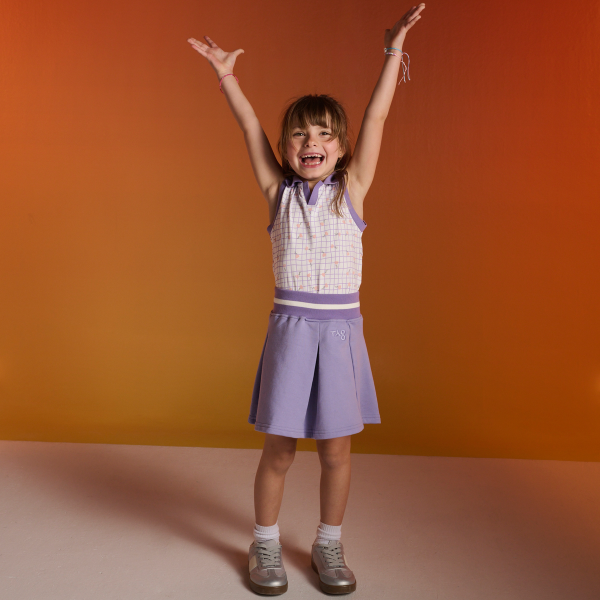 Falda short algodón