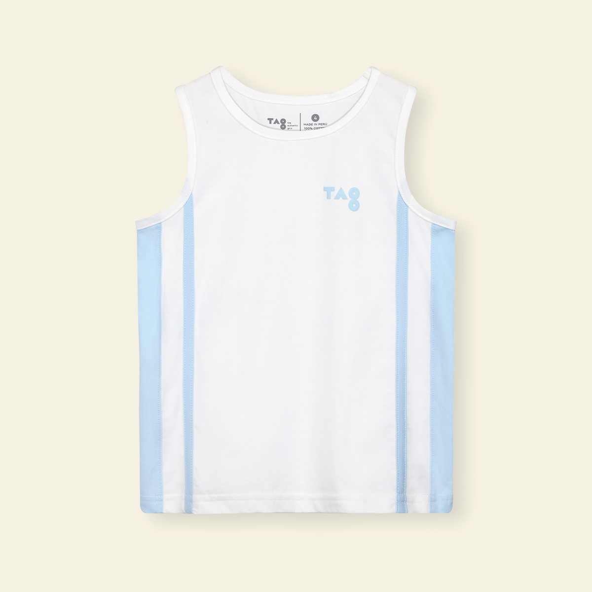 Tank top algodón liso