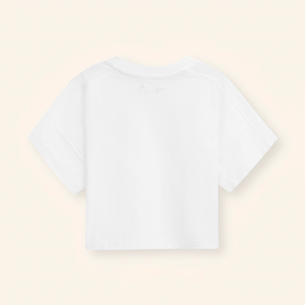 Camiseta algodón oversize manga corta