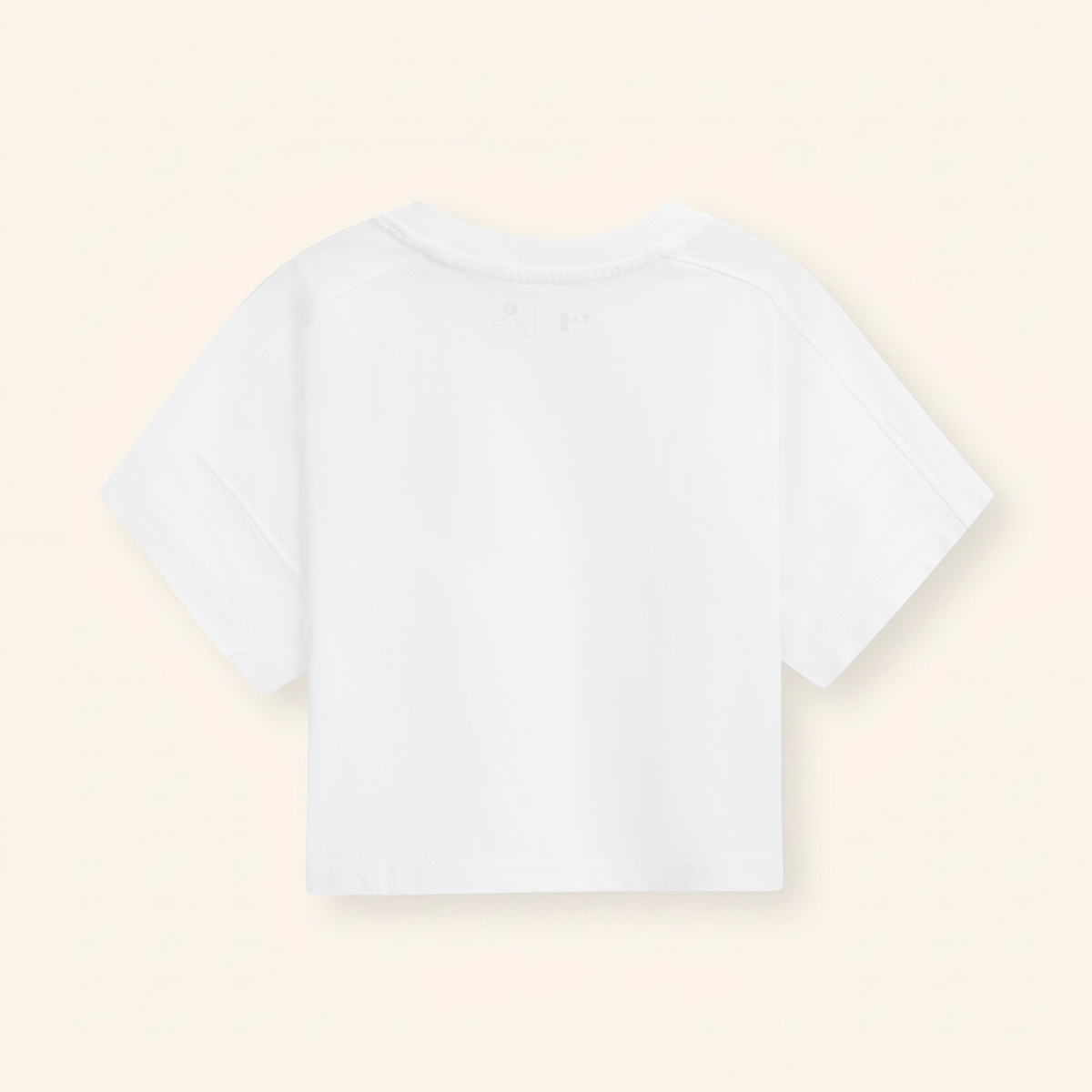 Camiseta algodón oversize manga corta