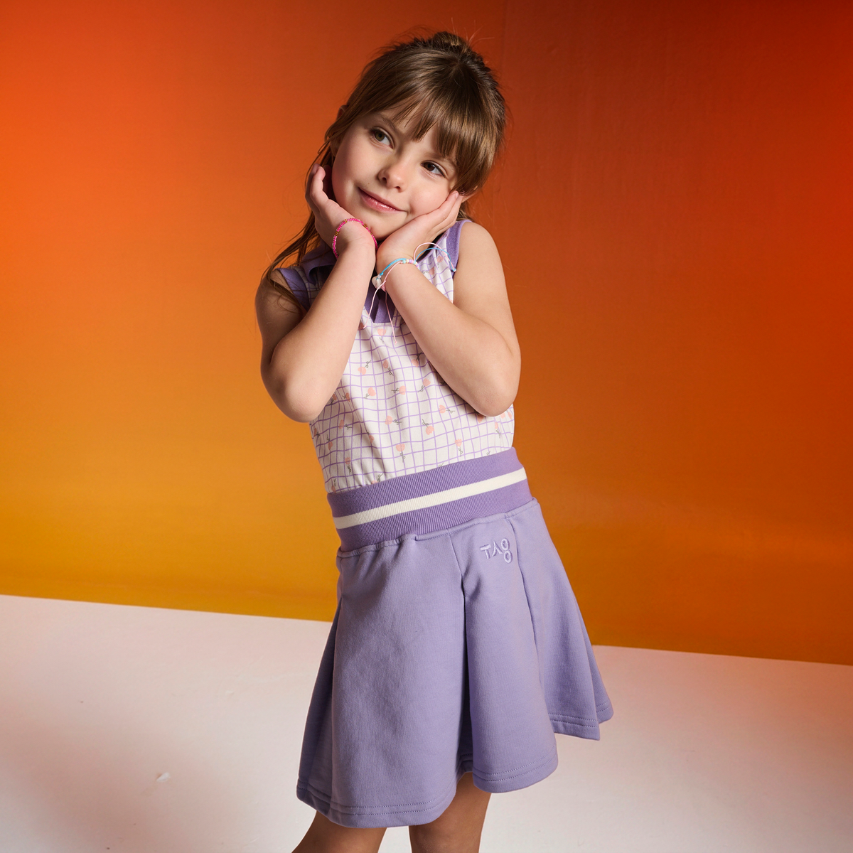Falda short algodón