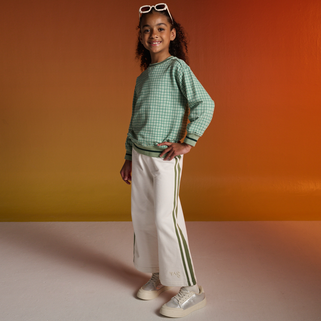 Pantalón flare algodón