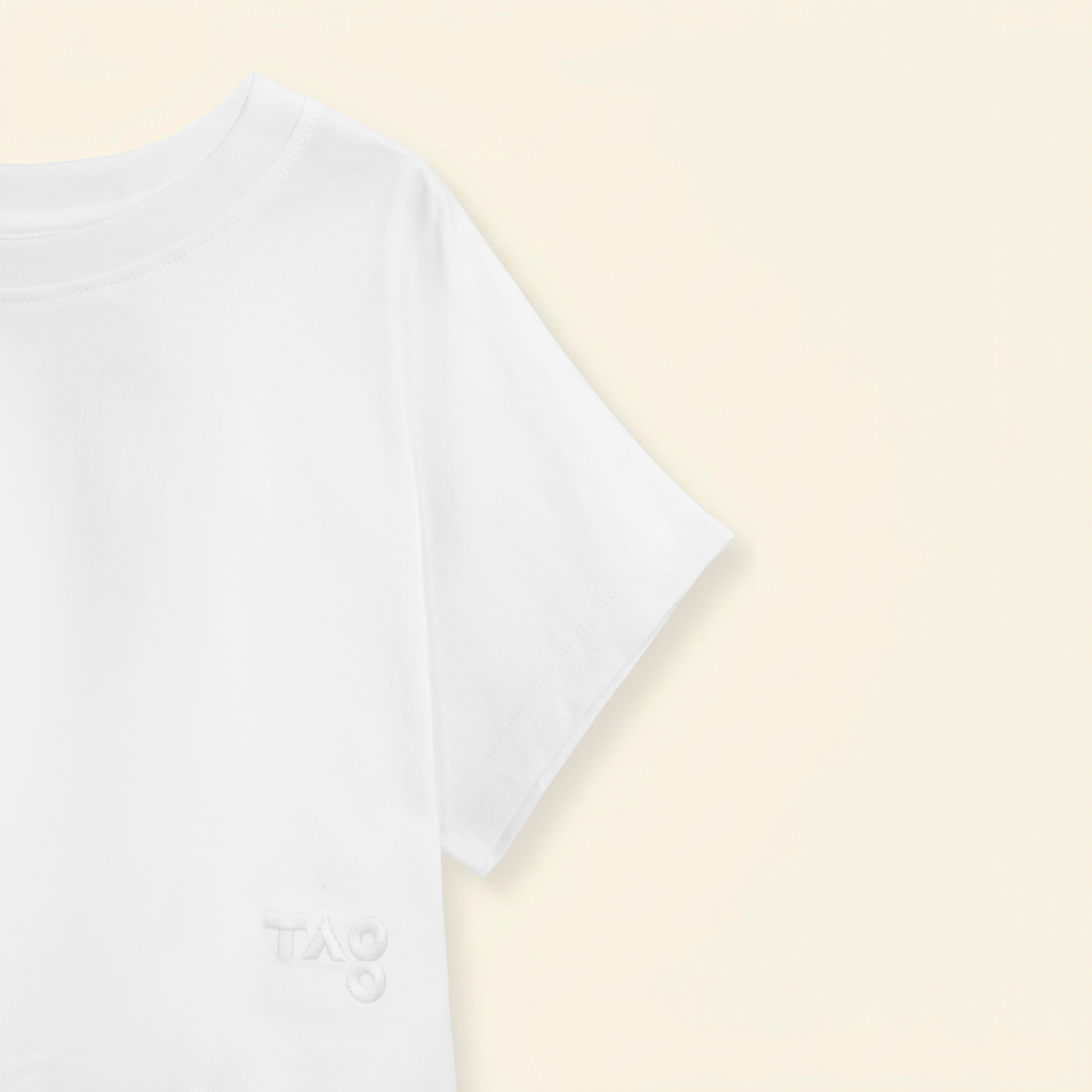Camiseta algodón oversize manga corta