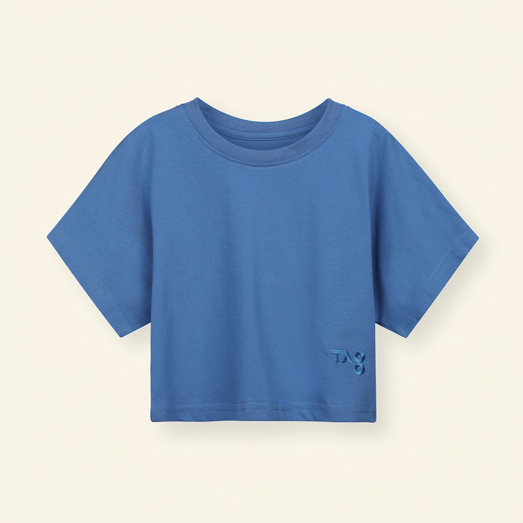 Camiseta algodón oversize manga corta