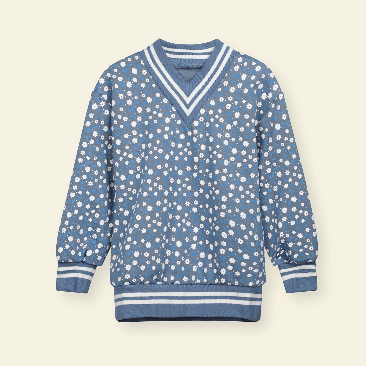 Sudadera algodón estampada