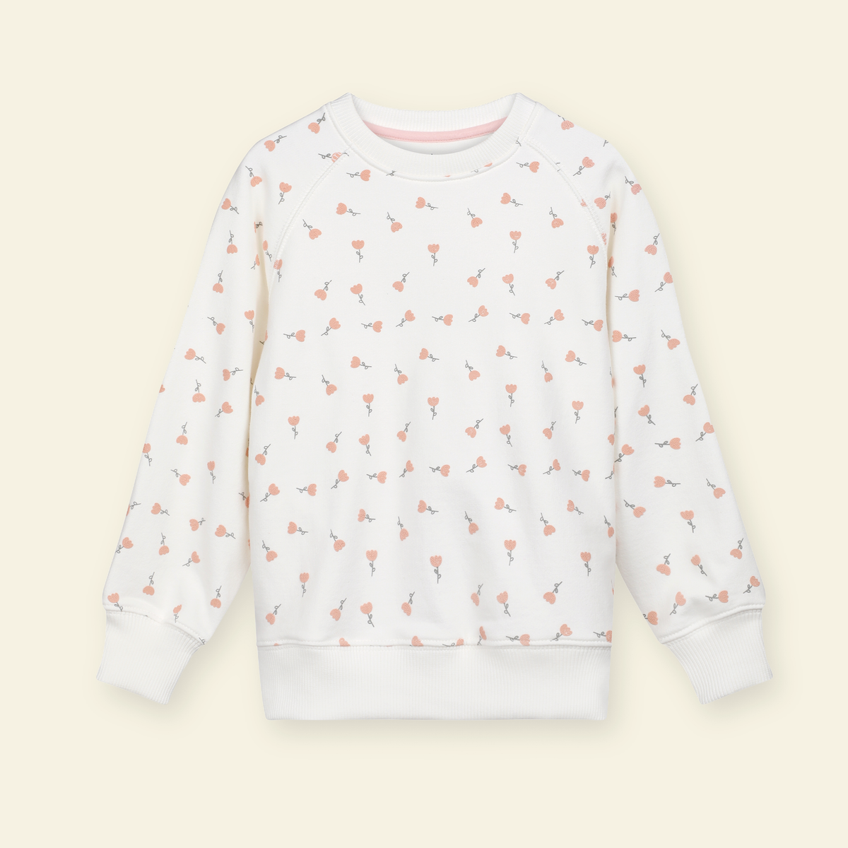 Sudadera algodón estampada