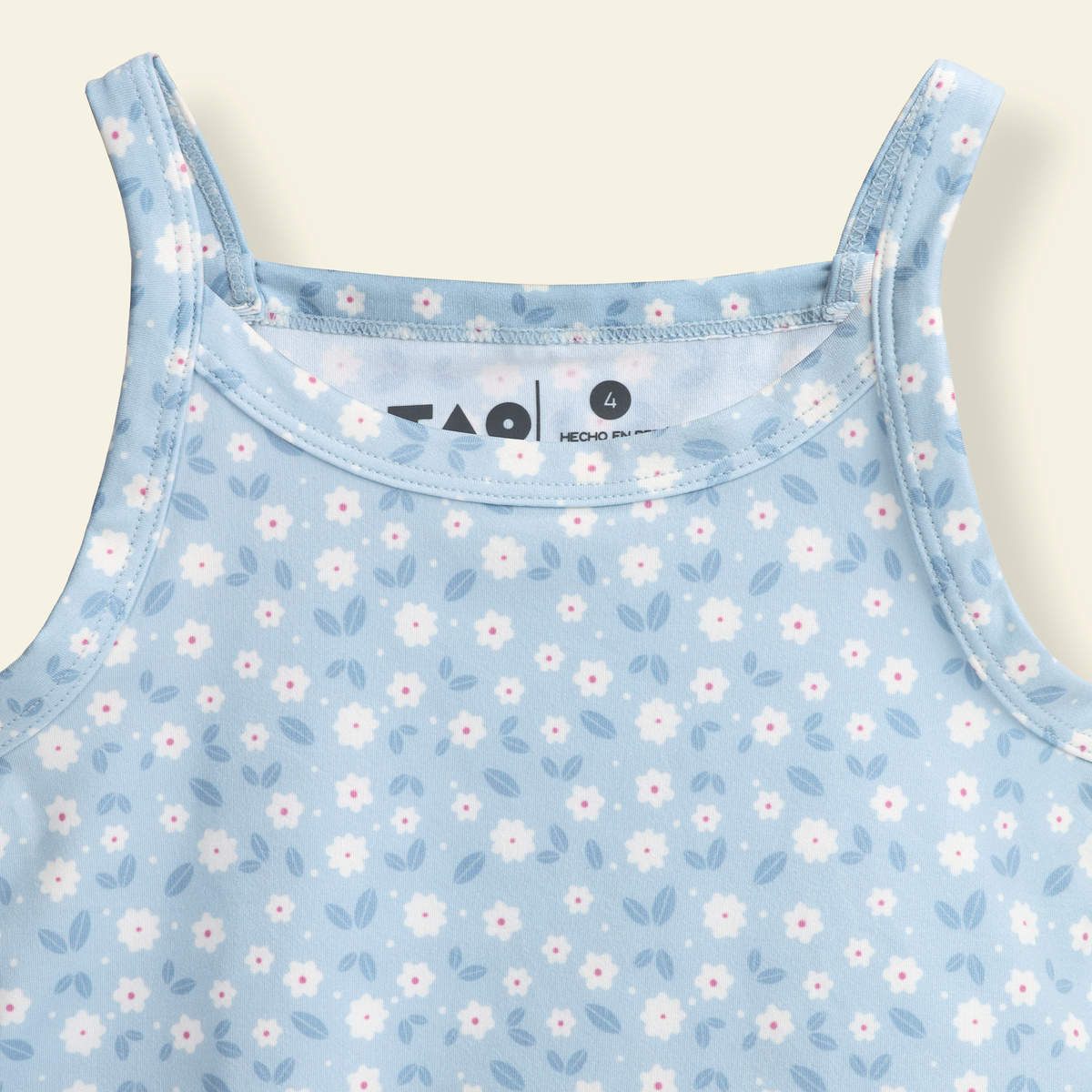 Tank top estampado