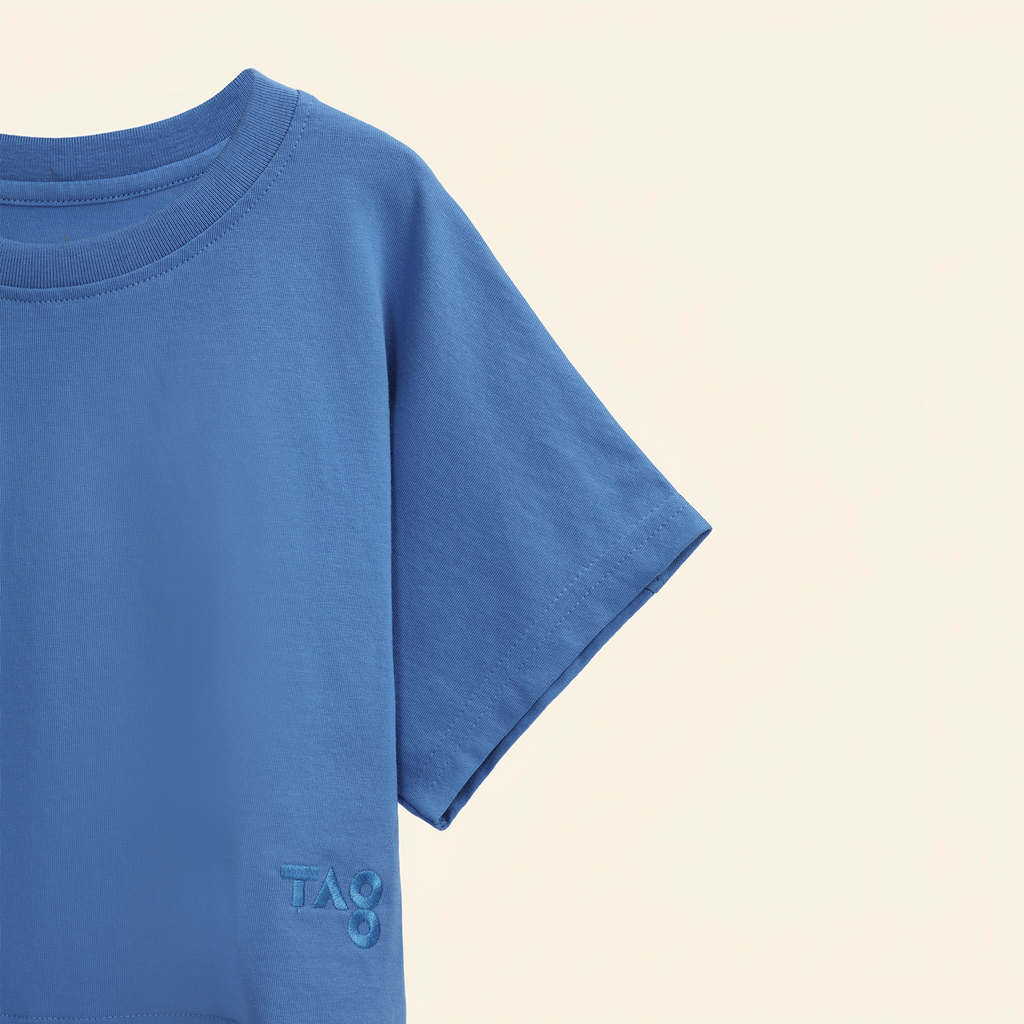 Camiseta algodón oversize manga corta