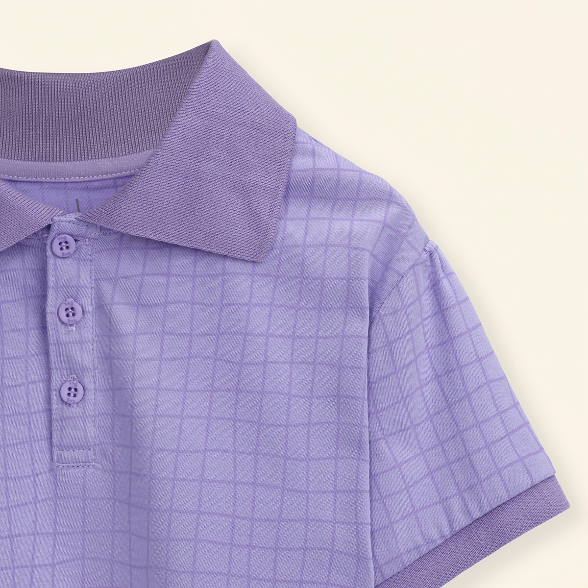 Camiseta polo de algodón  manga corta