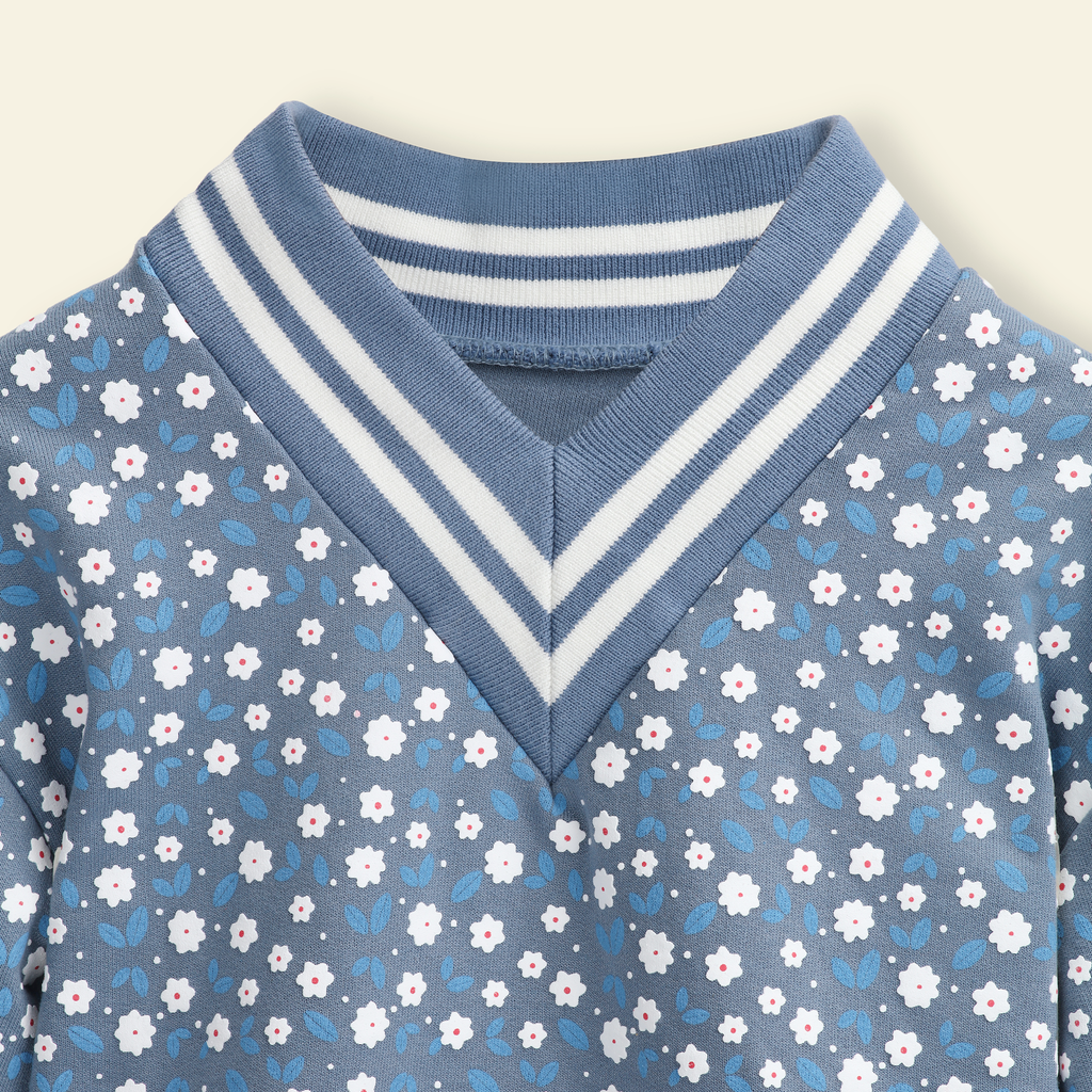 Sudadera algodón estampada