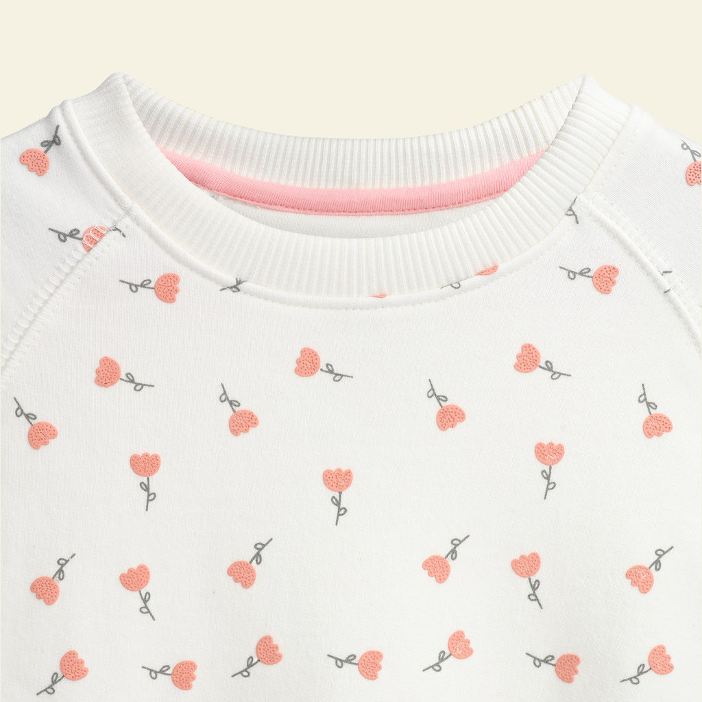 Sudadera algodón estampada