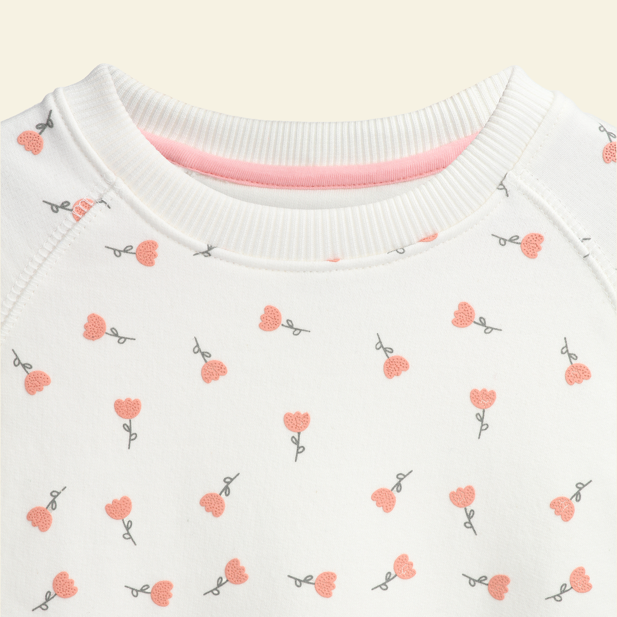 Sudadera algodón estampada